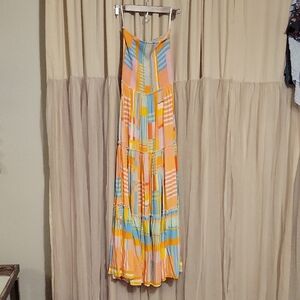 Colorful Striped Maxi Dress